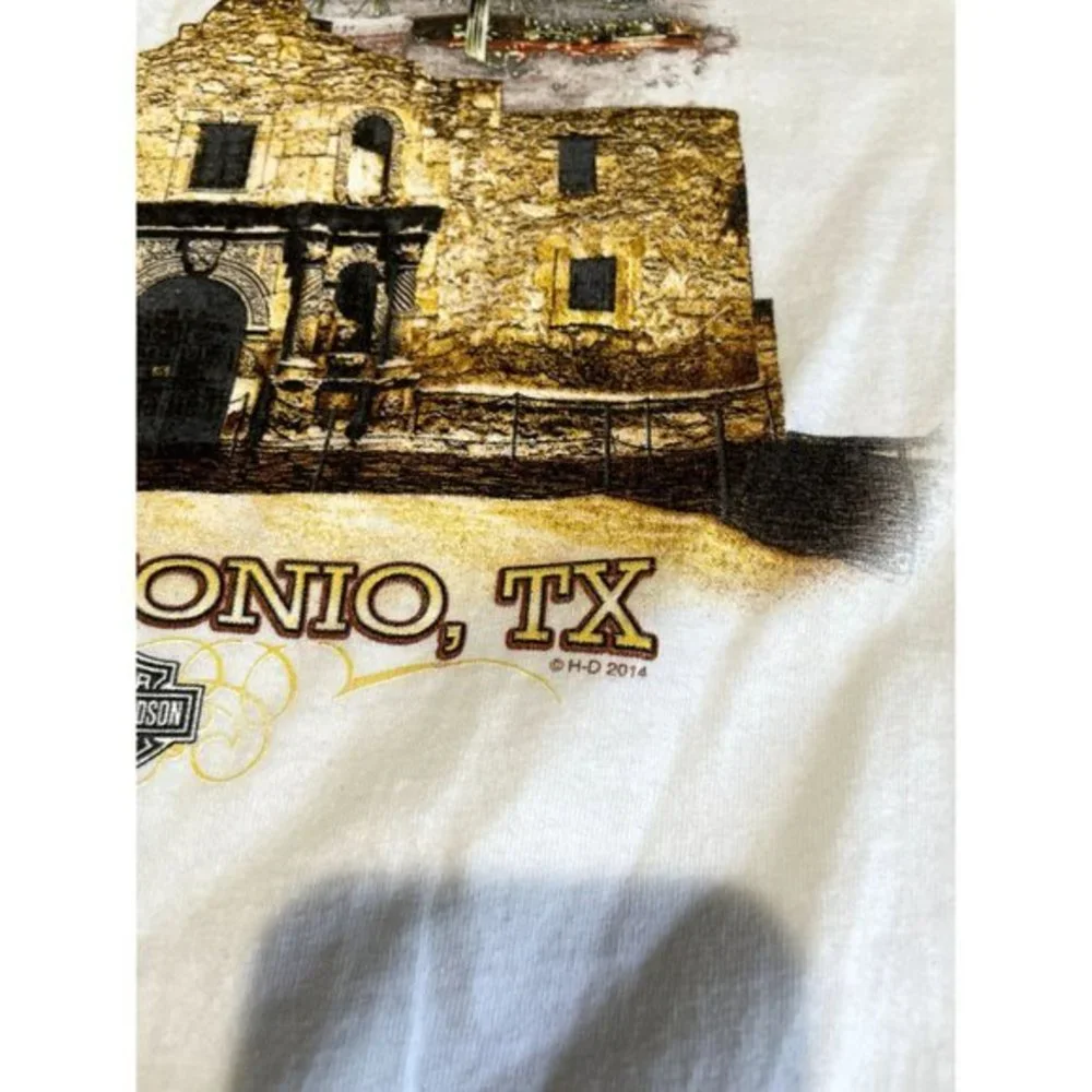 HARLEY-DAVIDSON‎ POCKET TEE SAN ANTONIO ALAMO CITY SIZE 2XL B1 - Picture 4 of 10